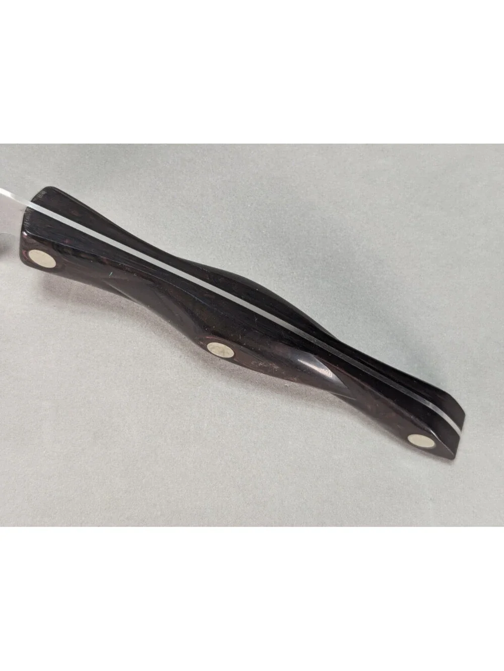 VTG Cutco Petite Santoko Knife 2166KP Black Handle 6